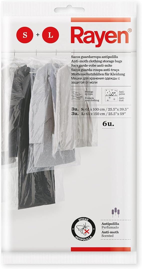 FUNDA PROTECTORA PARA ROPA ANTIPOLILLA - Imagen 2